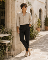 Men’s Pleated Tapered Pants