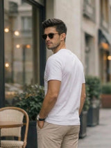 Men’s Minimal Logo Crew Neck T-Shirt