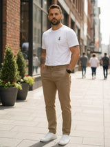 Men’s Embroidered Logo Crew Neck T-Shirt