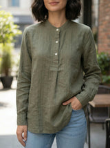 Women’s Striped Button-Front Shirt