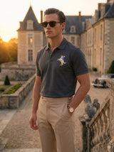 Men’s Embroidered Logo Polo T-Shirt