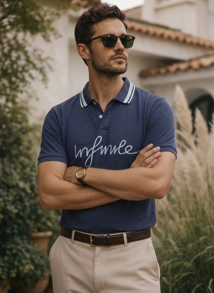 Men’s Graphic Polo T-Shirt