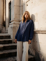 Women's Relaxed Fit Button-Down Shirt