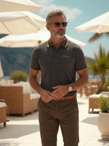 Men’s Contrast Trim Polo T-Shirt