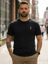 Men’s Embroidered Logo Crew Neck T-Shirt