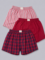 Men’s Woven Boxer Three-Pack