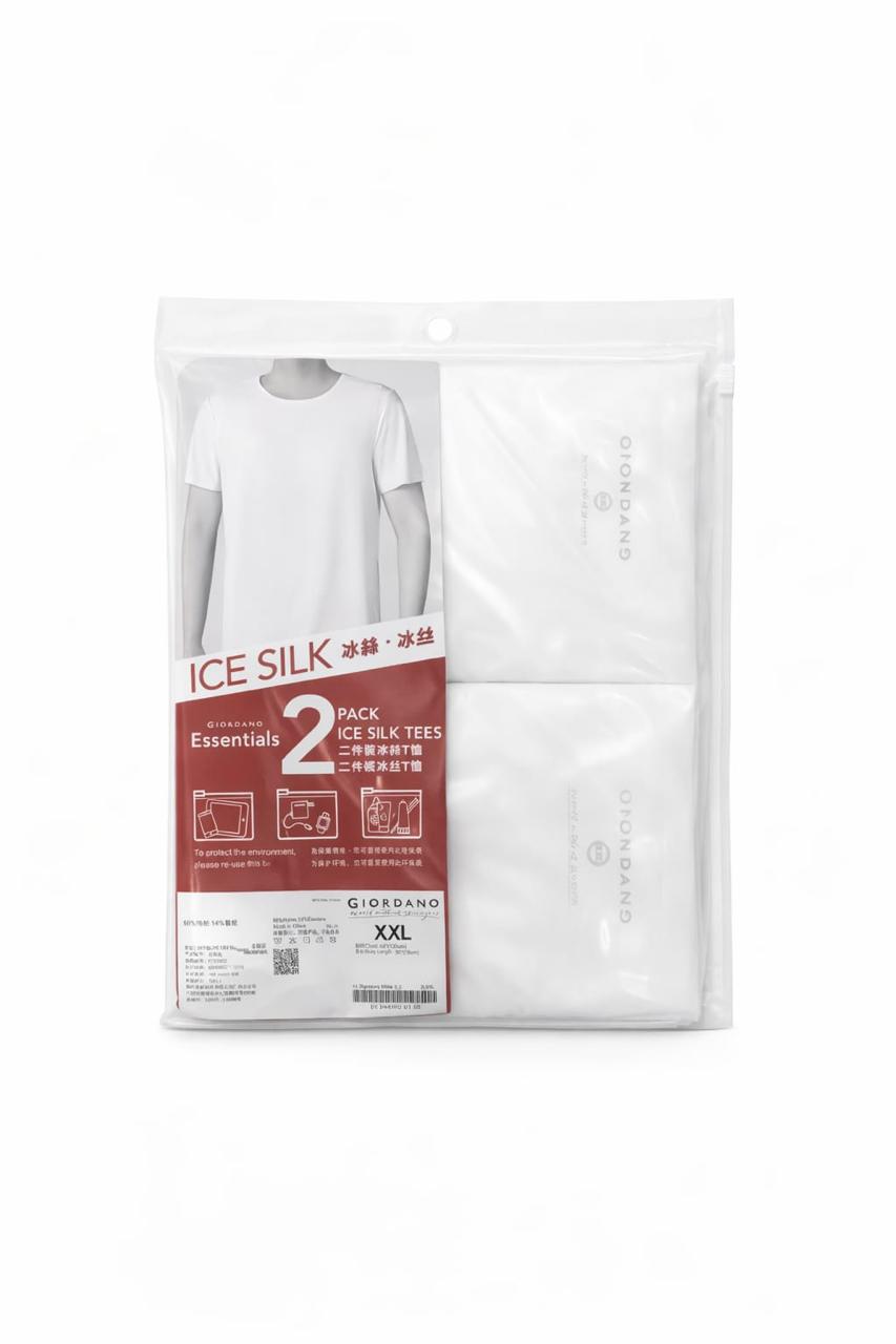 UNDERWEAR CREW TEE PACK2 PIECE - WHITE, M image