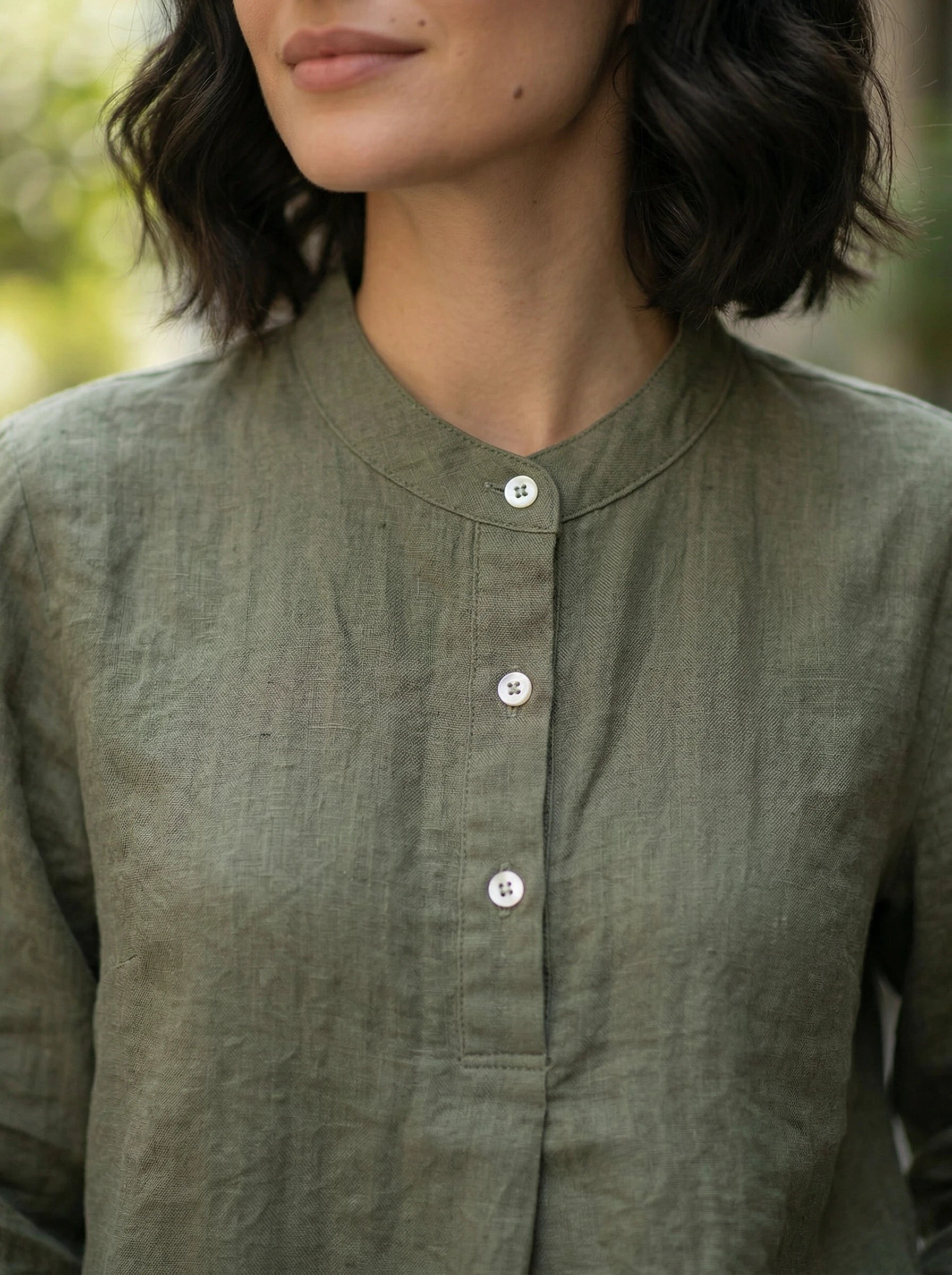 Women’s Striped Button-Front Shirt