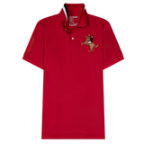 POLO WITH EMBROIDERY - RED-04, XXL image