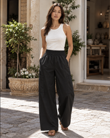 Wide-Leg Cargo Pants