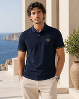 Men’s Embroidered Short-Sleeve Polo Shirt