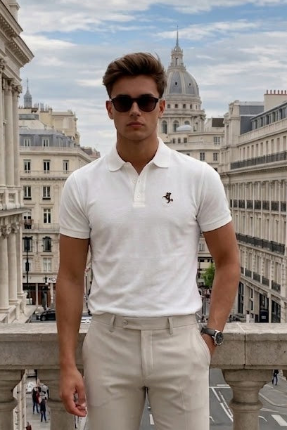 Men’s Embroidered Polo Shirt