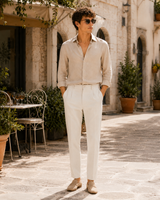 Men’s Pleated Tapered Pants