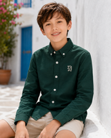 Boys’ Long-Sleeve Oxford Shirt