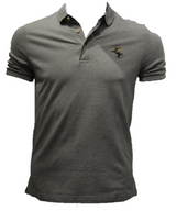 POLO WITH EMBROIDERY - GREY, S image