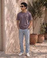 Men’s Embroidered Logo Crew Neck T-Shirt
