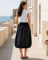 Balloon Hem Midi Skirt - view 3