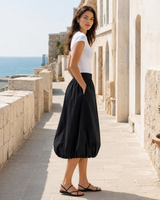 Balloon Hem Midi Skirt - view 4
