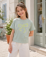 Girls’ Bow Graphic Short-Sleeve T-Shirt