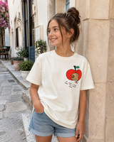 Girls’ Apple Graphic Short-Sleeve T-Shirt