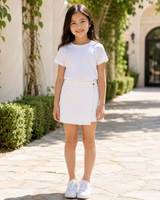 Girls’ Wrap-Front Skort