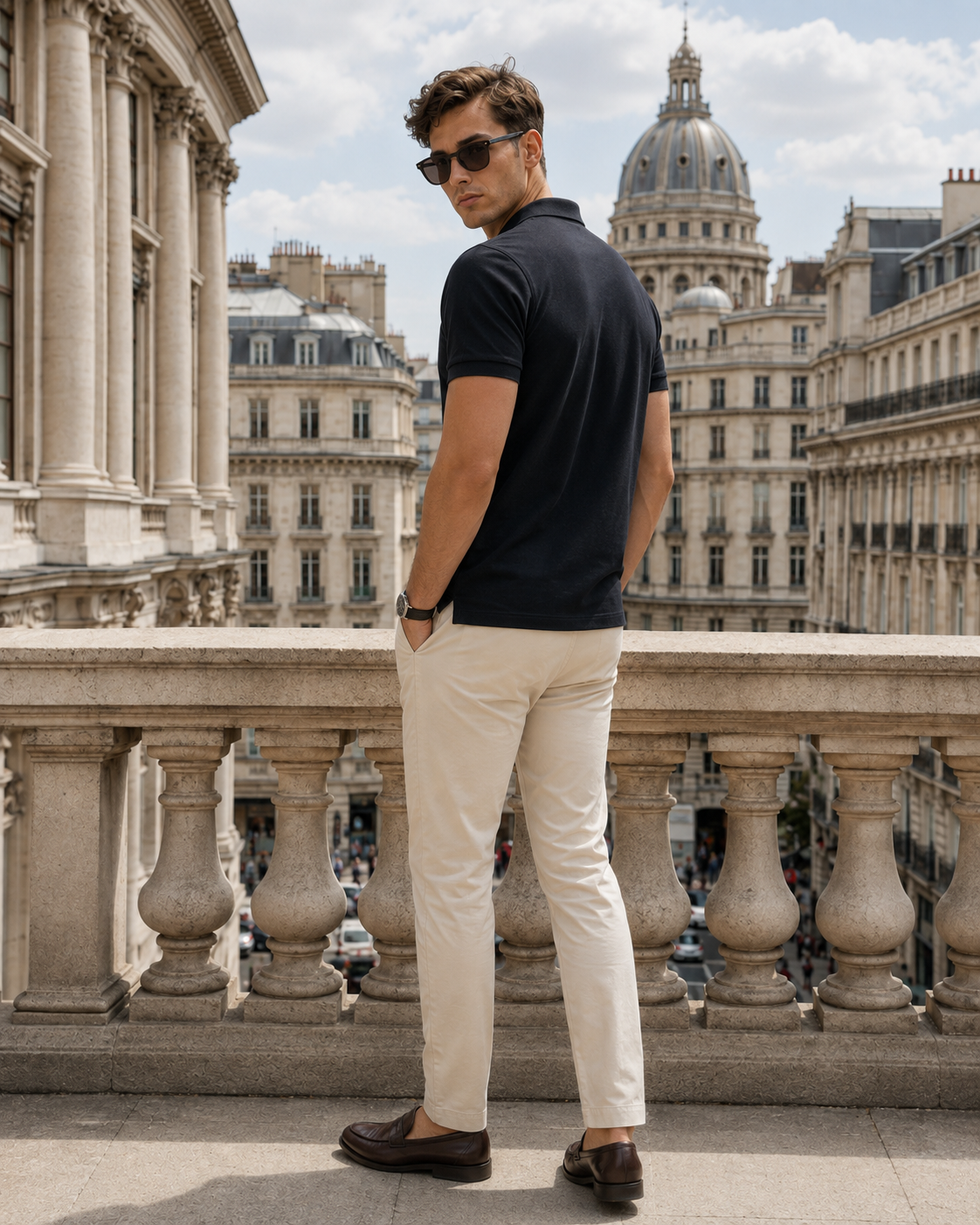 Men’s Embroidered Polo Shirt