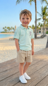 Kids Embroidered Detail Polo T-Shirt