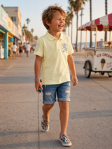 Kids Embroidered Detail Polo T-Shirt