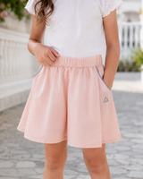 Girls’ Elastic Waist Utility Shorts