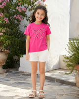 Girls’ Bow Graphic Short-Sleeve T-Shirt