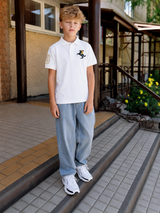 Kids Graphic Polo Shirt