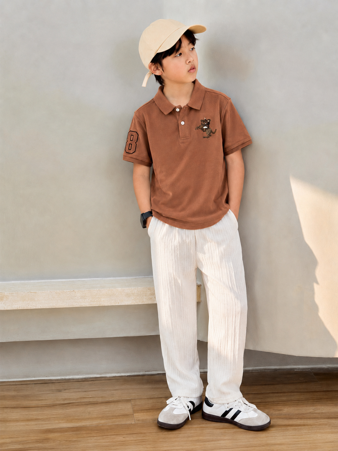Kids Graphic Polo Shirt