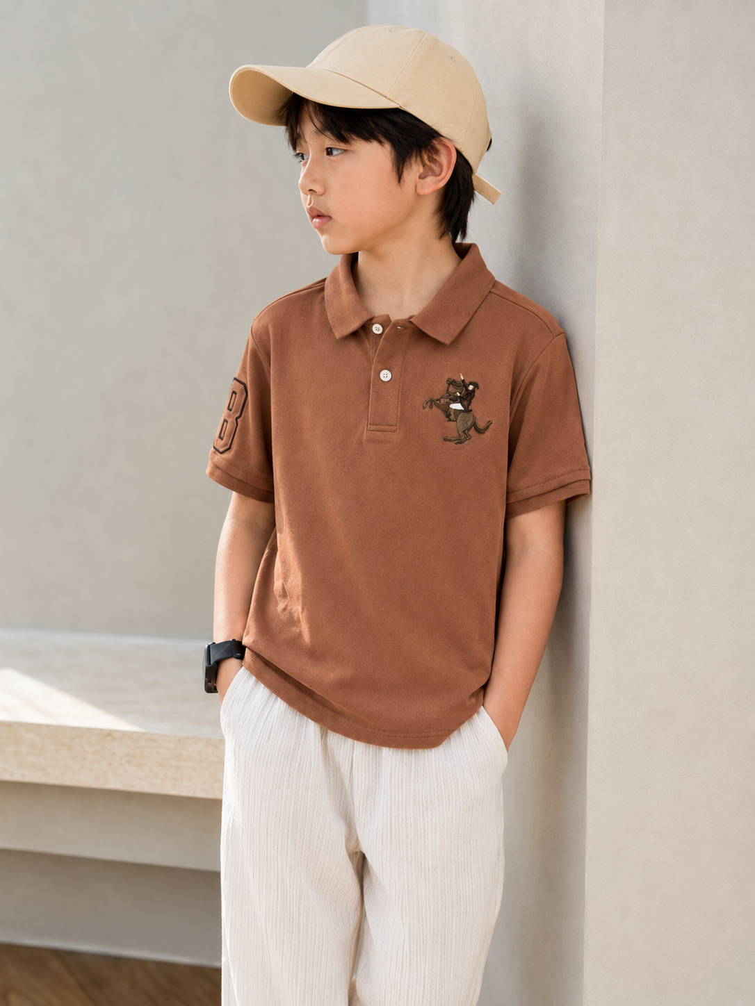 Kids Graphic Polo Shirt