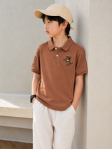 Kids Graphic Polo Shirt