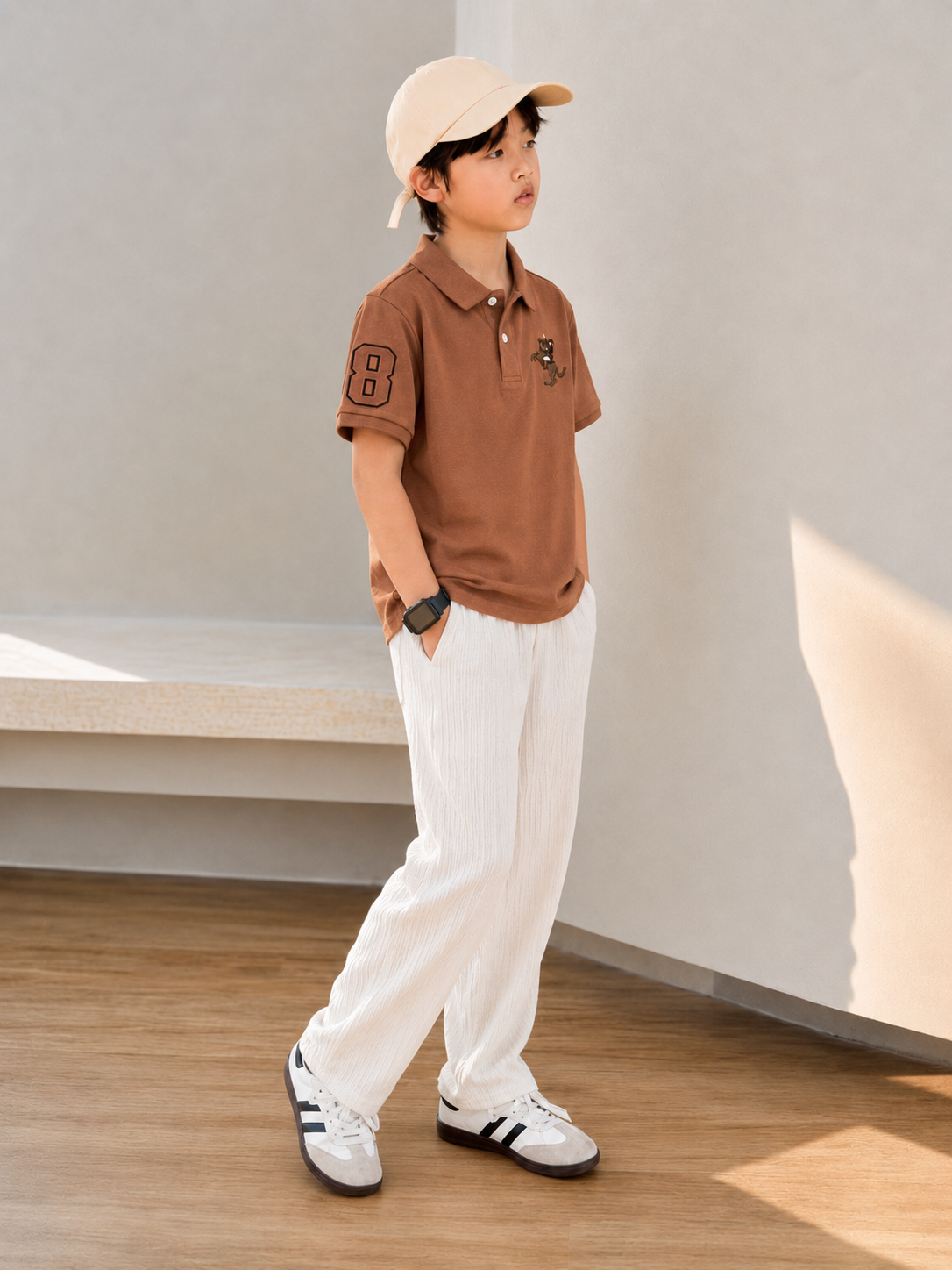 Kids Graphic Polo Shirt