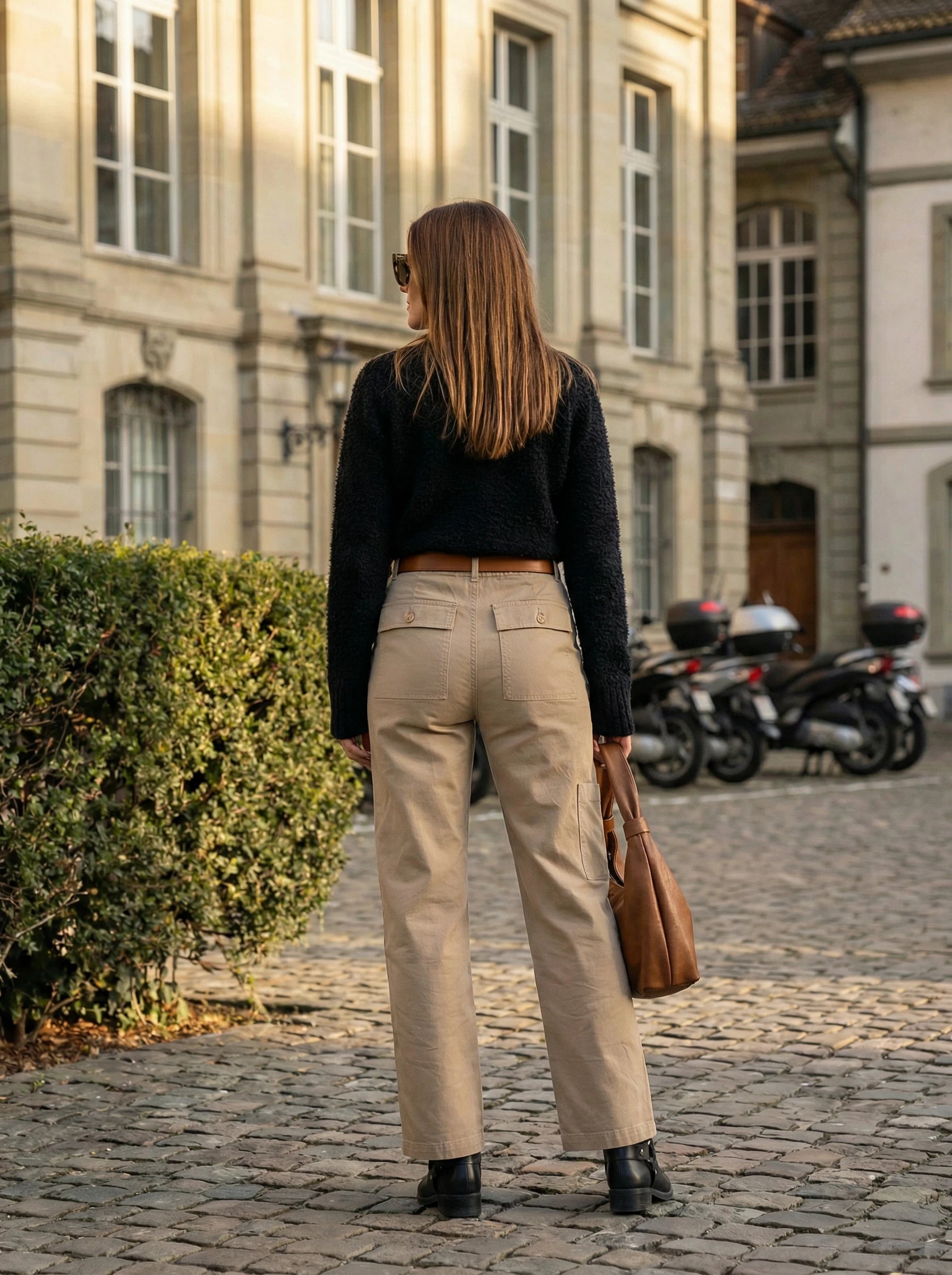 Wide Leg Utility Pants