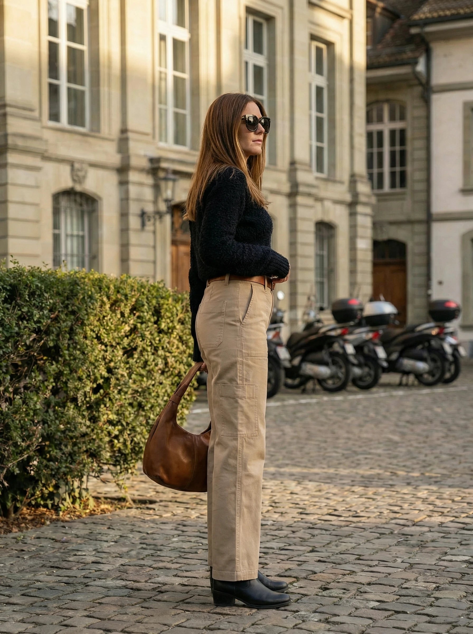 Wide Leg Utility Pants