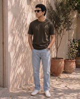 Men’s Embroidered Logo Crew Neck T-Shirt