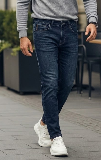 Regular Fit Straight Leg Jeans