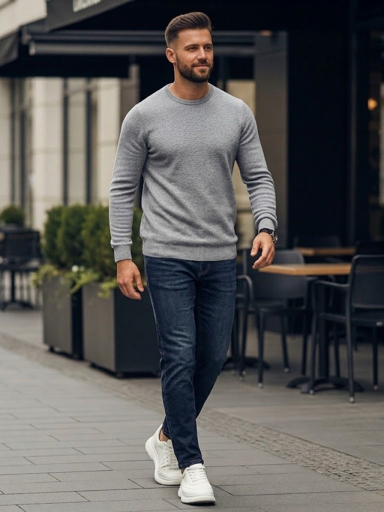 Regular Fit Straight Leg Jeans