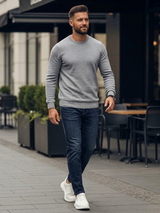 Regular Fit Straight Leg Jeans