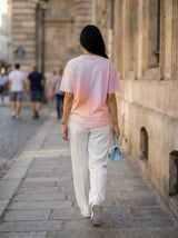 Gradient Graphic Crew Neck T-Shirt