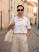 Graphic Print Crew Neck T-Shirt