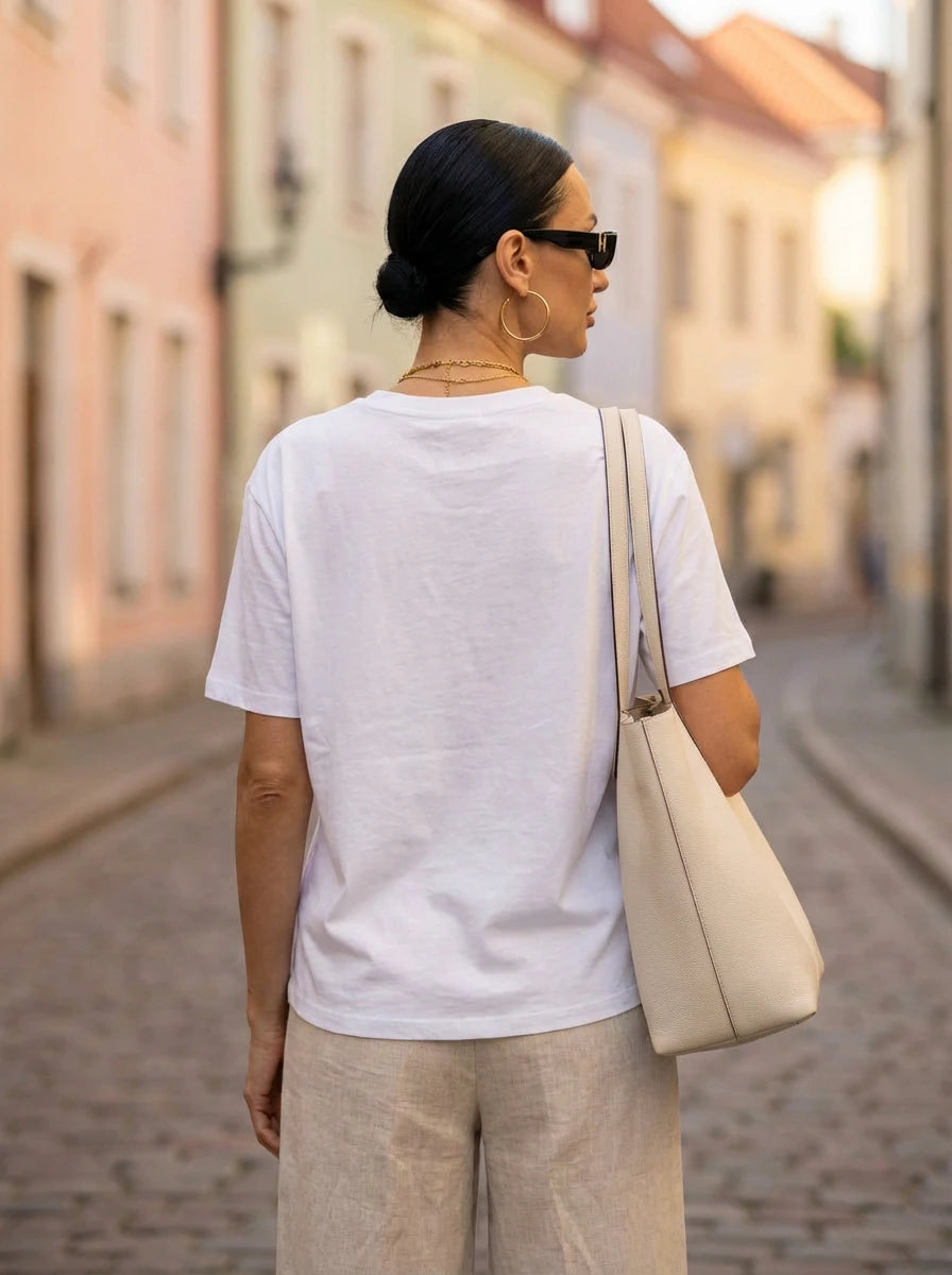Graphic Print Crew Neck T-Shirt