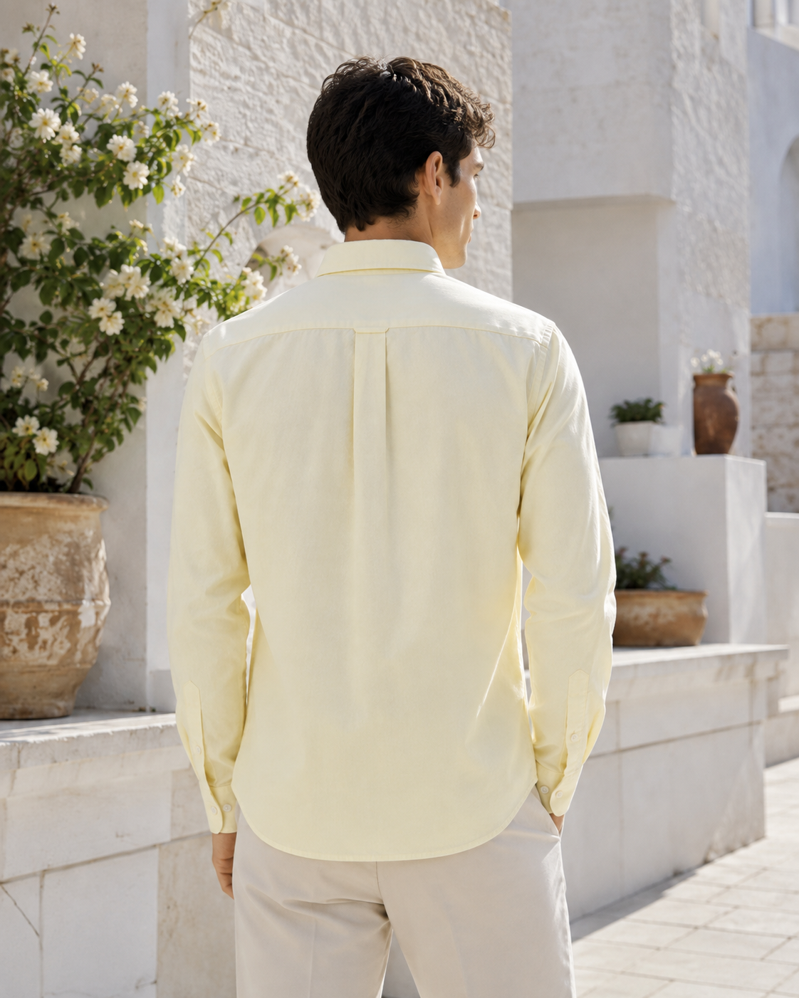 Men’s Long-Sleeve Oxford Shirt
