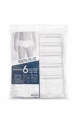 MEN BRIEFS 6 PIECES - WHITE, S image