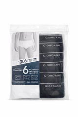 MEN BRIEFS 6 PIECES - Black, XL image