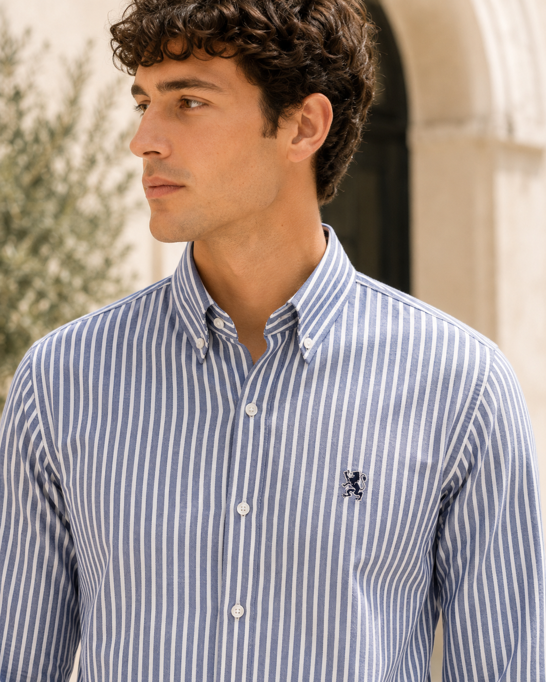 Men’s Long-Sleeve Oxford Shirt