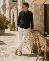 Men’s Long-Sleeve Linen Shirt