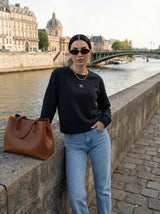 Minimal Logo Crew Neck Sweatshirt